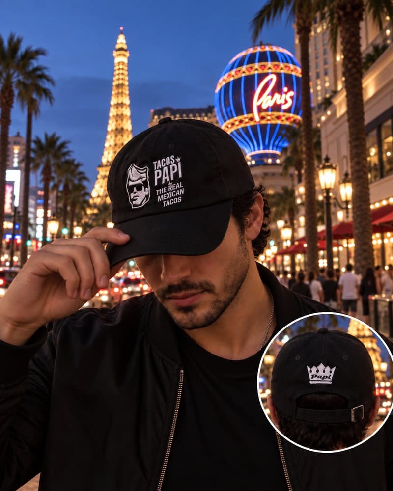 Gorra REAL TACOS PAPI curva
