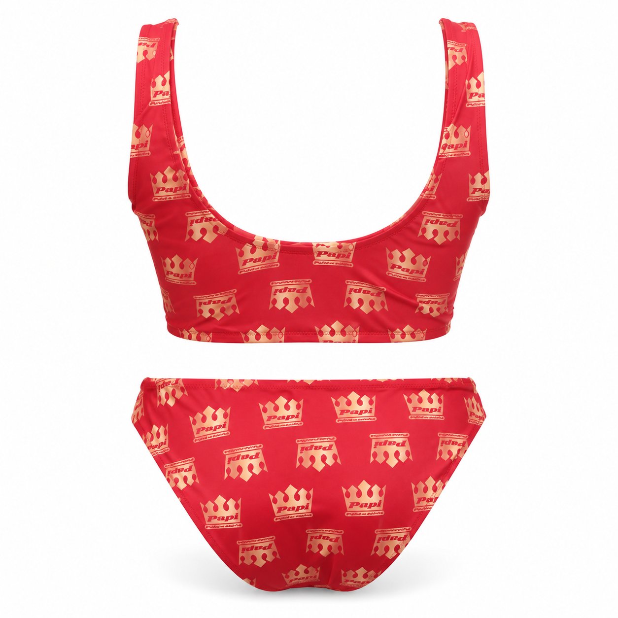 Bikini Bottom Crown Rojo Dama, foto 3 de 3