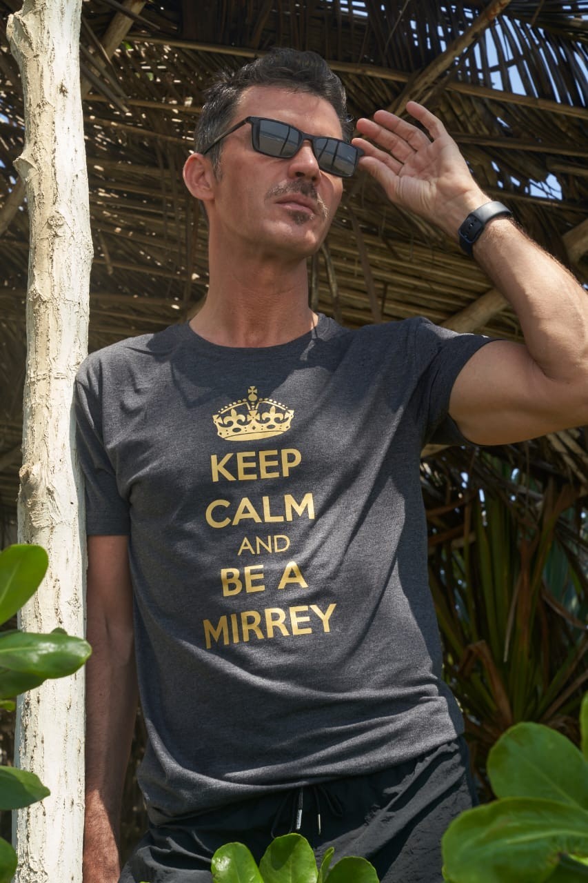 Playera Keep Calm and be a Mirrey Cuello Redondo