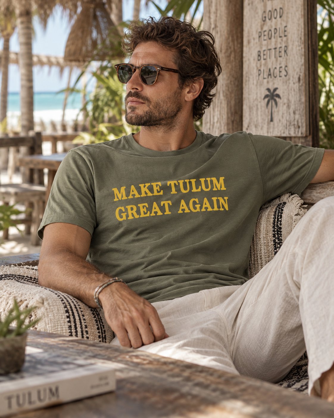 Playera Make Tulum Hombre/Mujer Cuello Redondo