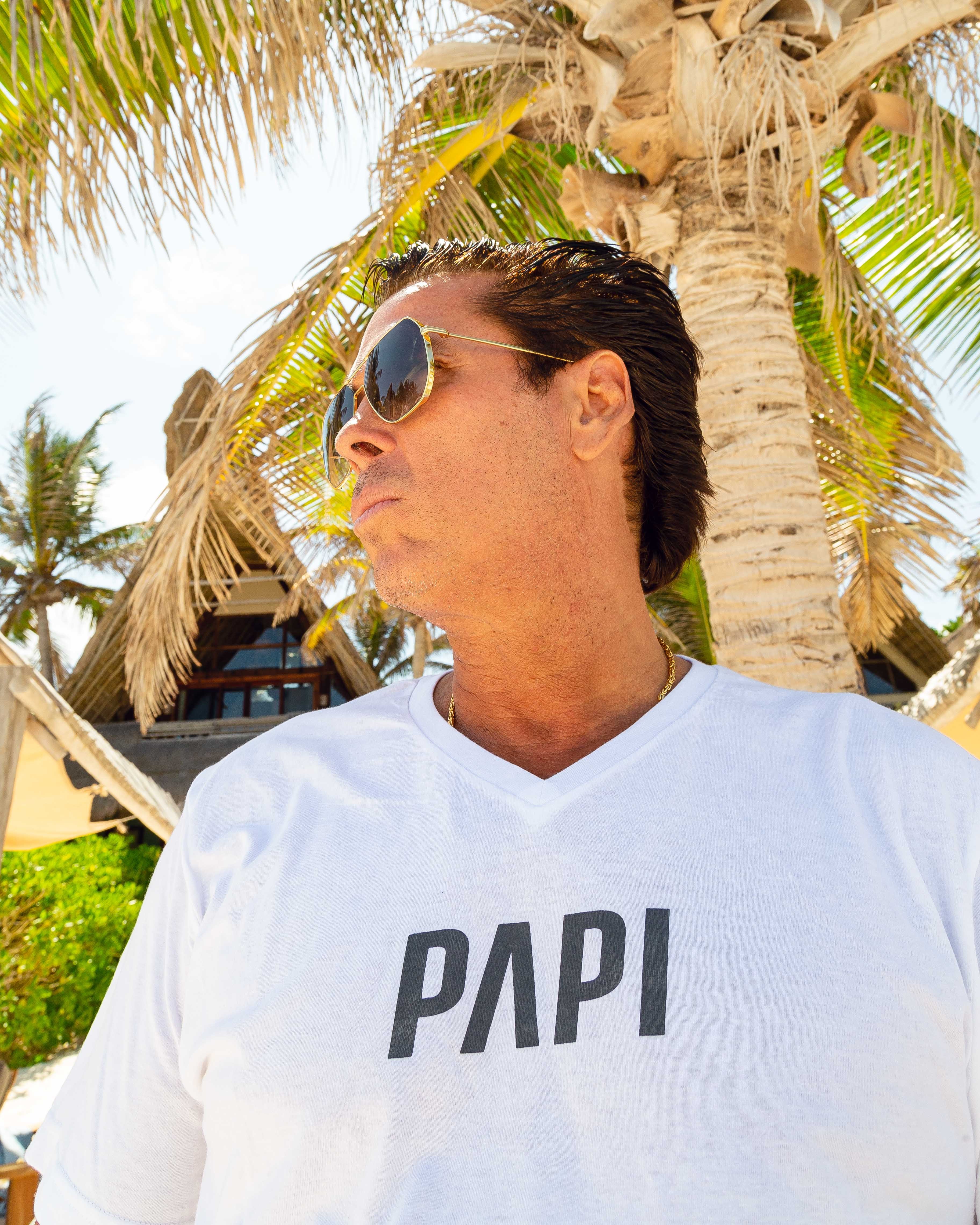 Playera Papi Hombre Cuello Redondo