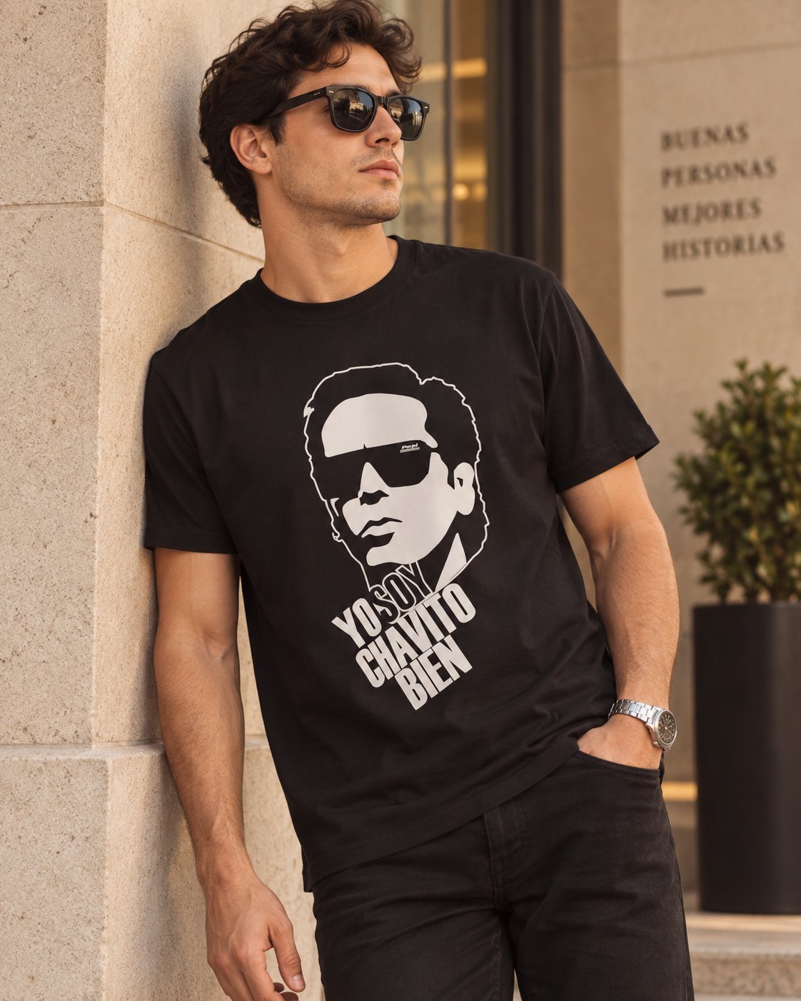 Playera Yo Soy Chavito Bien Cuello Redondo